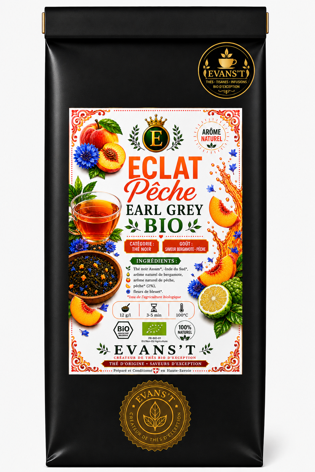 Eclat Pêche Earl Grey BIO